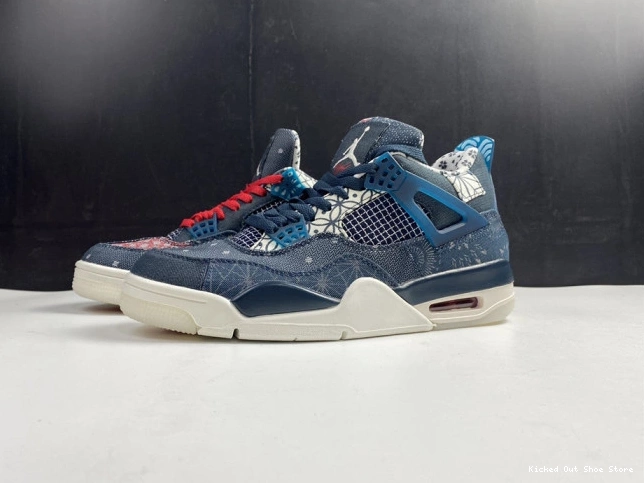 Kicked Out Shoe Store 4 Retro CW0898-400 SE Sashiko Air Jordan 0705